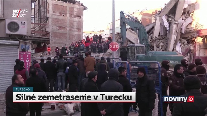 Silné zemetrasenie v Turecku