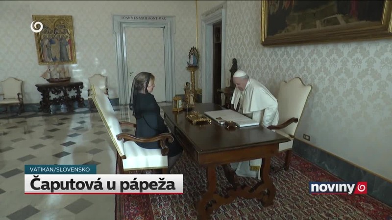 Čaputová u pápeža