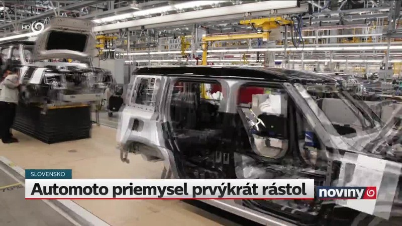 Automoto priemysel prvýkrát rástol