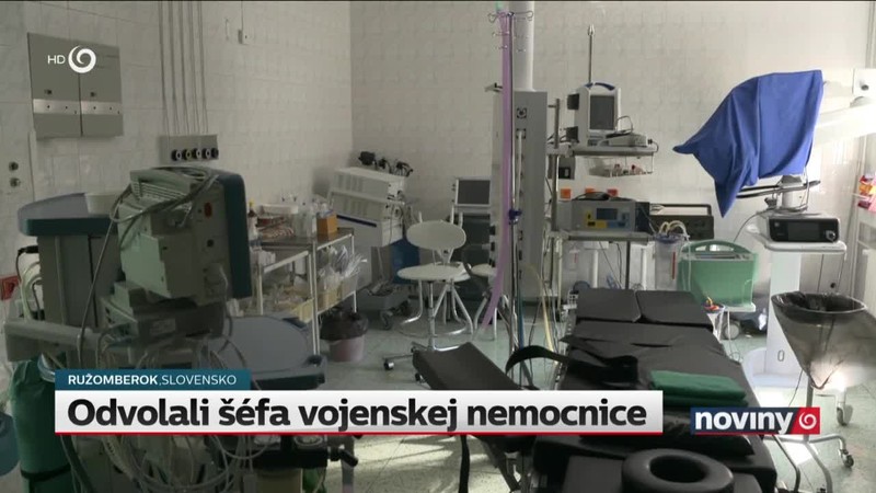 Odvolali šéfa vojenskej nemocnice