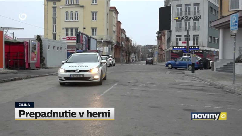 Prepadnutie v herni