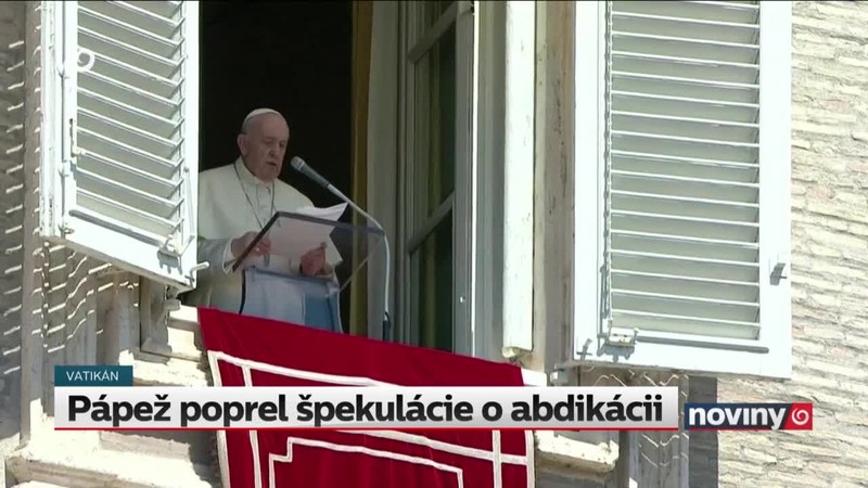 Pápež poprel špekulácie o abdikácii