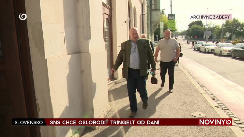 SNS CHCE OSLOBODIŤ TRINGELT OD DANÍ