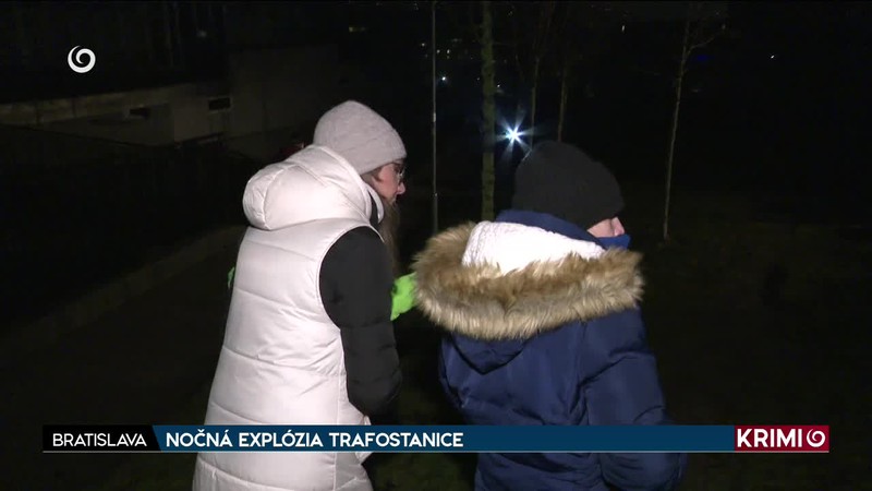 NOČNÁ EXPLÓZIA TRAFOSTANICE