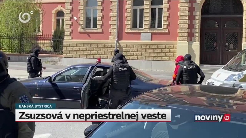 Zsuzsová v nepriestrelnej veste