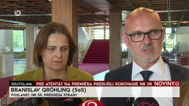 PRE ATENTÁT NA PREMIÉRA PRERUŠILI ROKOVANIE NR SR