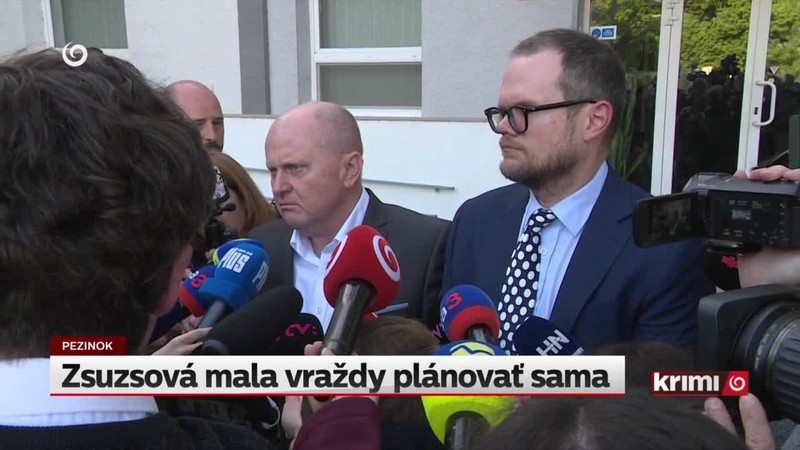 Zsuzsová mala vraždy plánovať sama