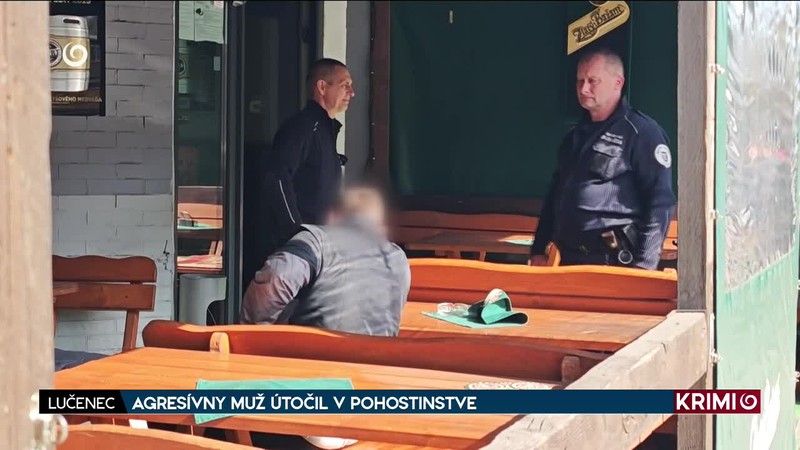 AGRESÍVNY MUŽ ÚTOČIL V POHOSTINSTVE