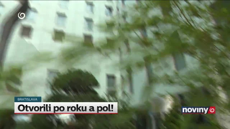 Otvorili po roku a pol!