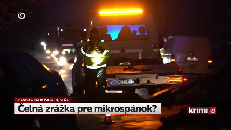 Čelná zrážka pre mikrospánok?
