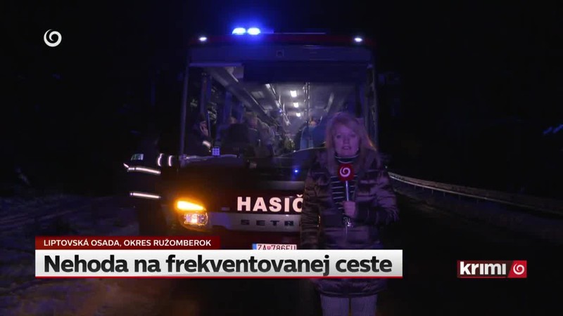 Nehoda na frekventovanej ceste