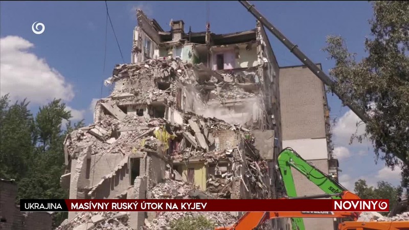 MASÍVNY RUSKÝ ÚTOK NA KYJEV