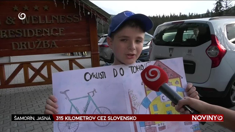 315 KILOMETROV CEZ SLOVENSKO