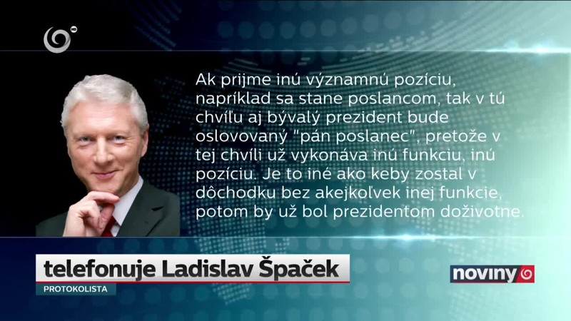Ako oslovovať ex-prezidenta?