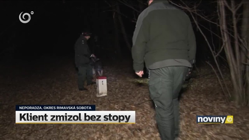 Klient zmizol bez stopy