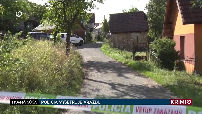 POLÍCIA VYŠETRUJE VRAŽDU