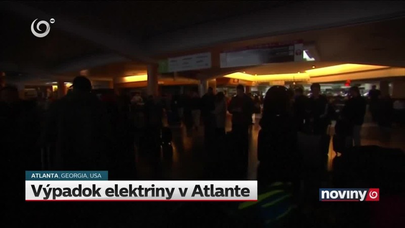 Výpadok elektriny v Atlante