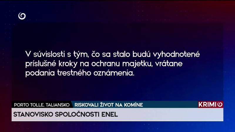 RISKOVALI ŽIVOT NA KOMÍNE