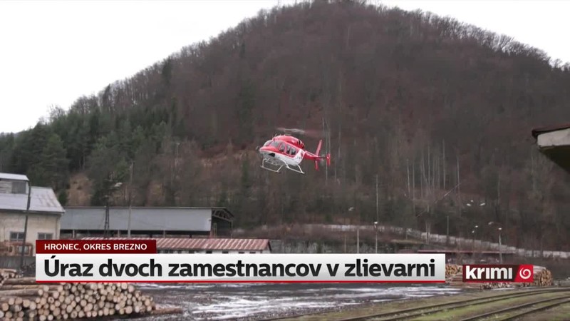 Úraz dvoch zamestnancov v zlievarni