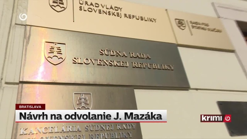 Návrh na odvolanie J. Mazáka