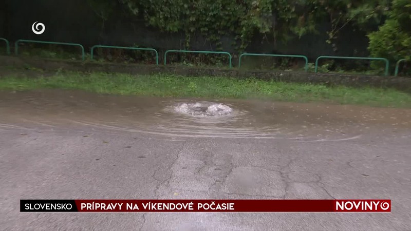 PRÍPRAVY NA VÍKENDOVÉ POČASIE