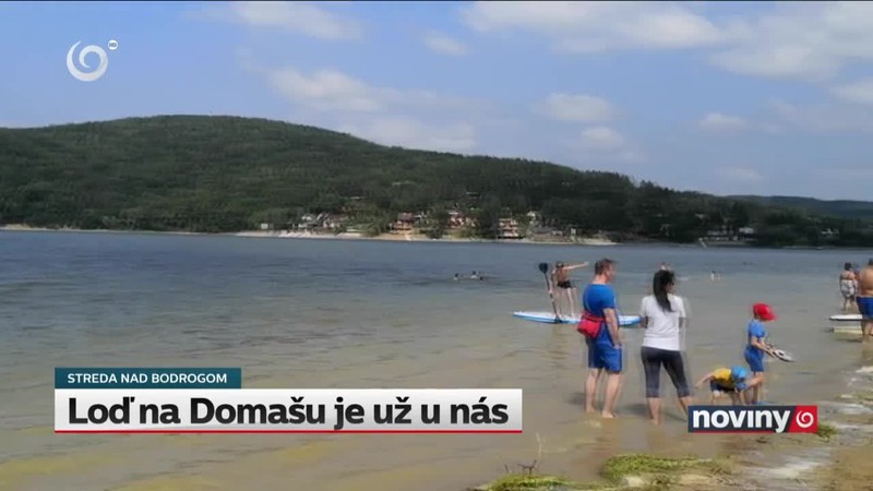 Loď na Domašu je už u nás