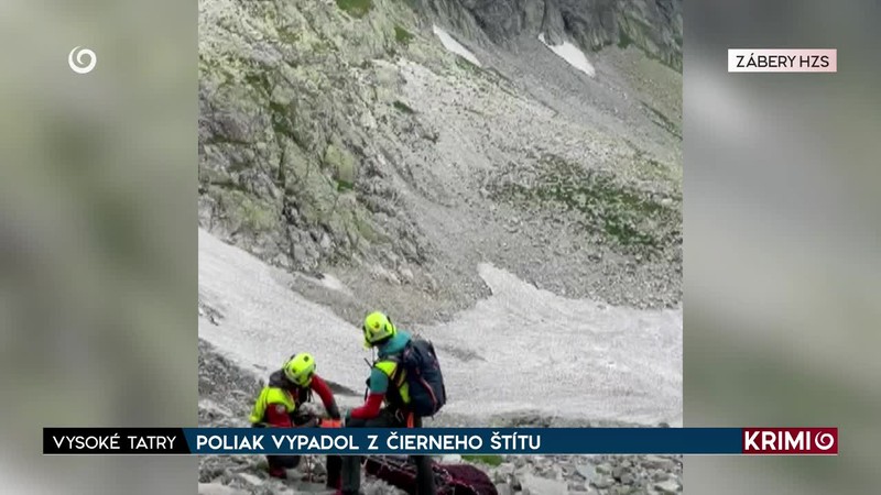 POLIAK VYPADOL Z ČIERNEHO ŠTÍTU
