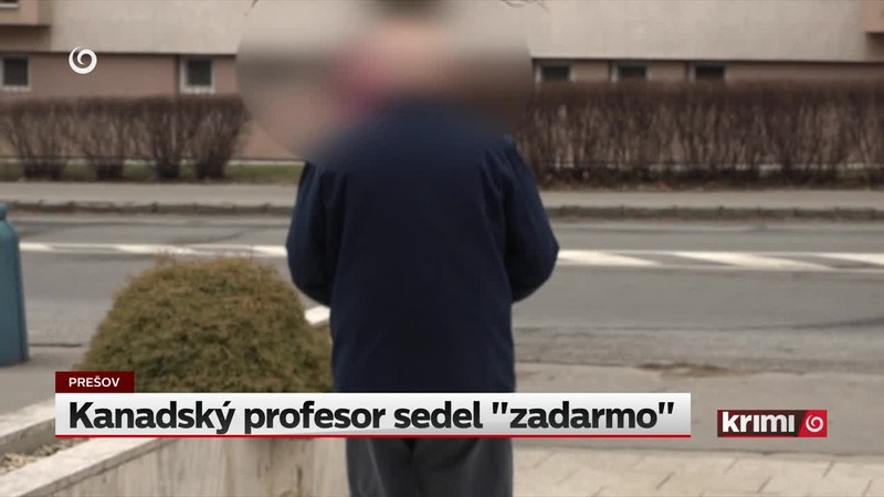 Kanadský profesor sedel "zadarmo"