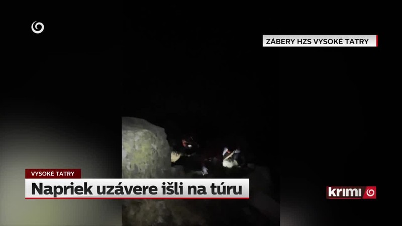Napriek uzávere išli na túru