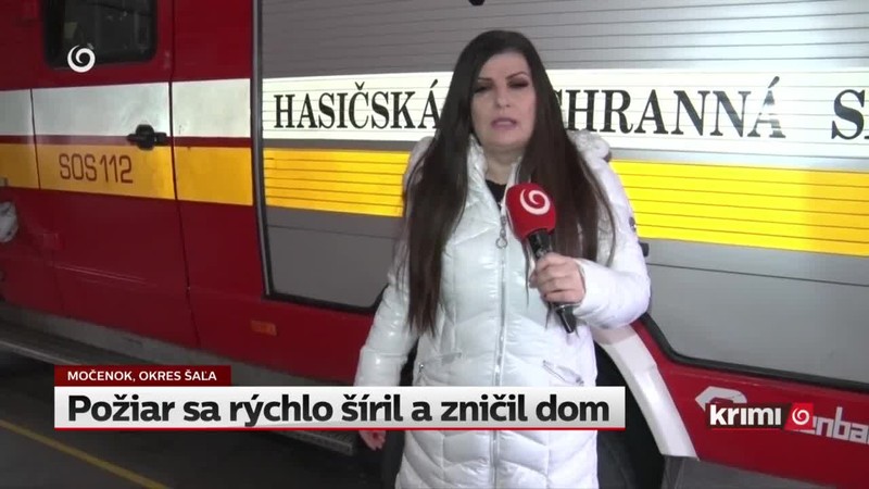 Požiar sa rýchlo šíril a zničil dom