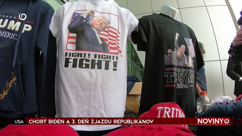 CHORÝ BIDEN A 3. DEŇ ZJAZDU REPUBLIKÁNOV