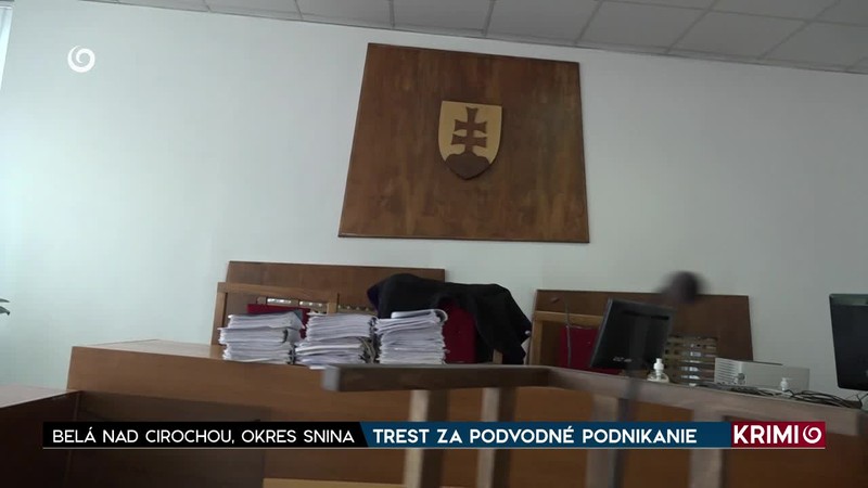 TREST ZA PODVODNÉ PODNIKANIE
