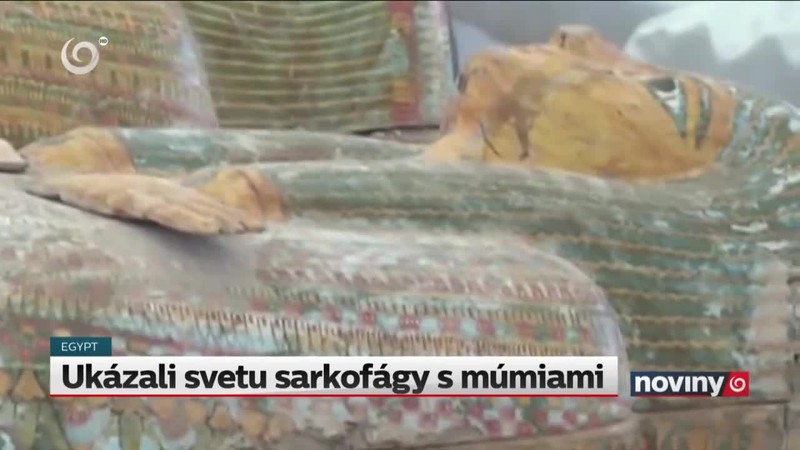 Ukázali svetu sarkofágy s múmiami