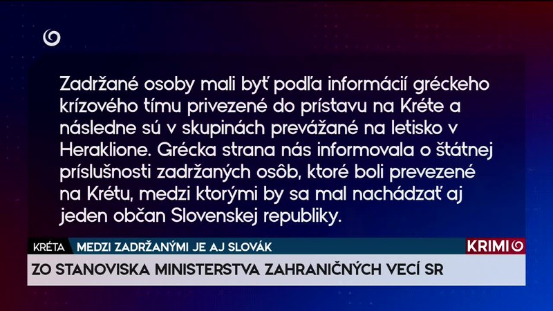 MEDZI ZADRŽANÝMI JE AJ SLOVÁK