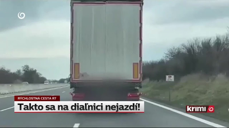 Takto sa na diaľnici nejazdí!
