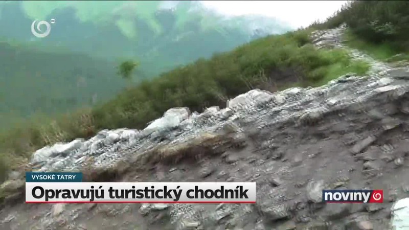 Opravujú turistický chodník