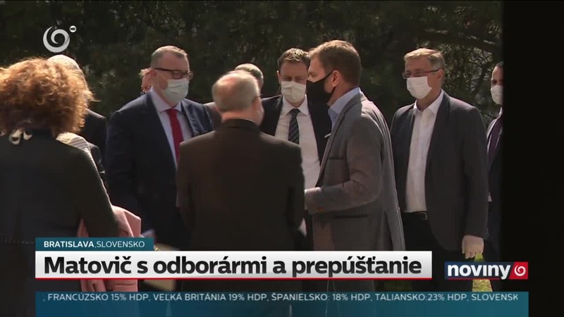 Matovič s odborármi a prepúšťanie