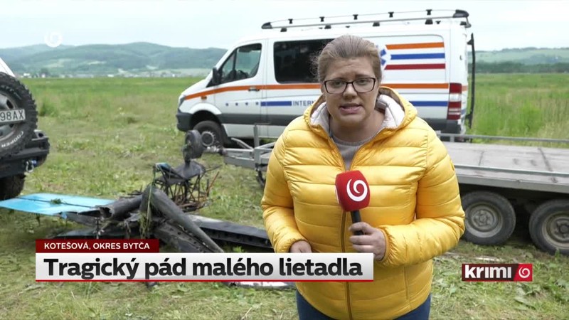 Tragický pád malého lietadla