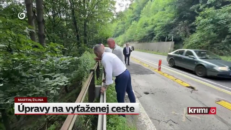 Úpravy na vyťaženej ceste