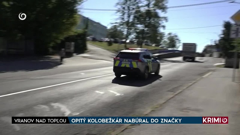 OPITÝ KOLOBEŽKÁR NABÚRAL DO ZNAČKY