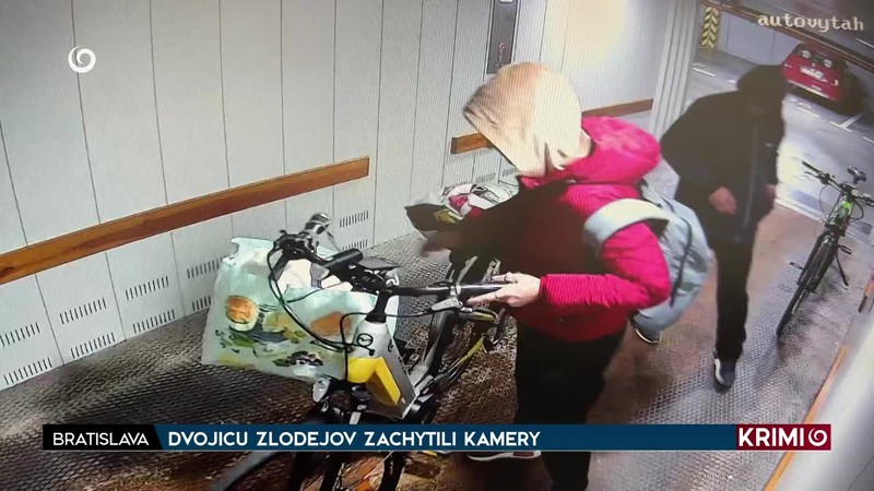 DVOJICU ZLODEJOV ZACHYTILI KAMERY