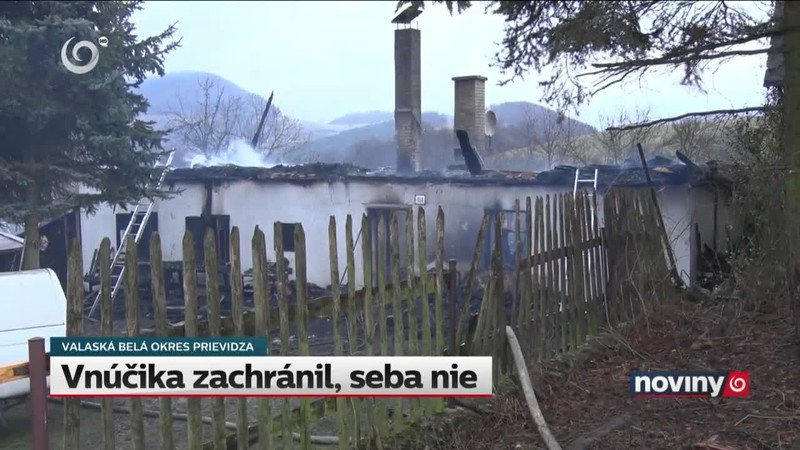 Vnúčika zachránil, seba nie