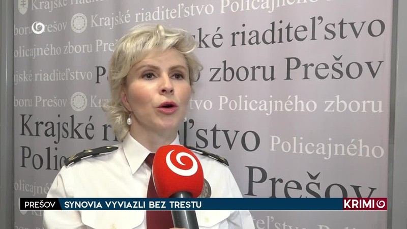 SYNOVIA VYVIAZLI BEZ TRESTU
