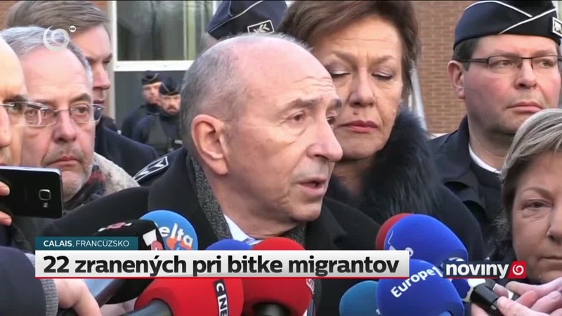 22 zranených pri bitke migrantov