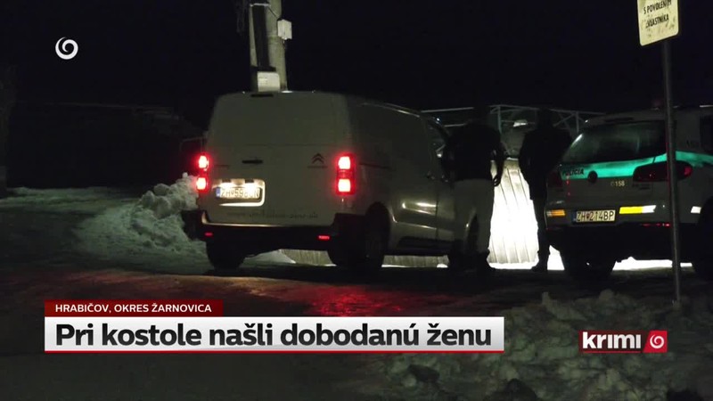 Pri kostole našli dobodanú ženu