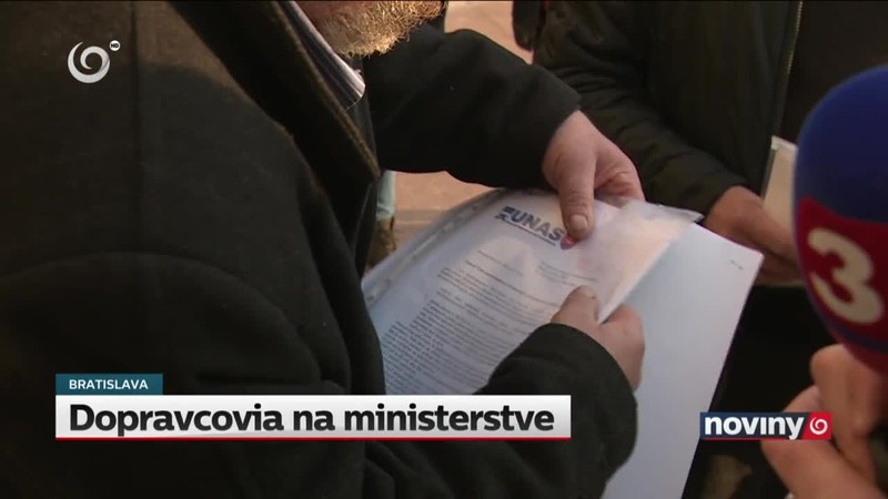 Dopravcovia na ministerstve