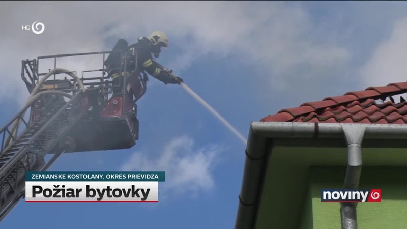 Požiar bytovky