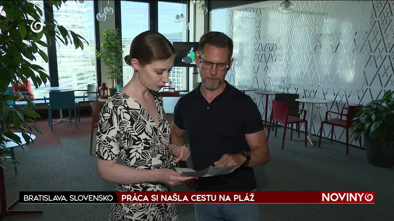 PRÁCA SI NAŠLA CESTU NA PLÁŽ