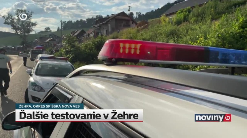 Ďalšie testovanie v Žehre