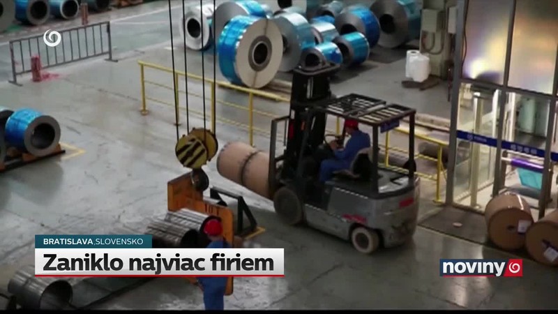 Zaniklo najviac firiem